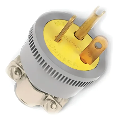 CLAVIJA CAUCHO POLO A TIERRA 20 A. 250 V