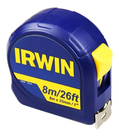 CINTA MÉTRICA STANDARD 8 MTS IRWIN IW13948