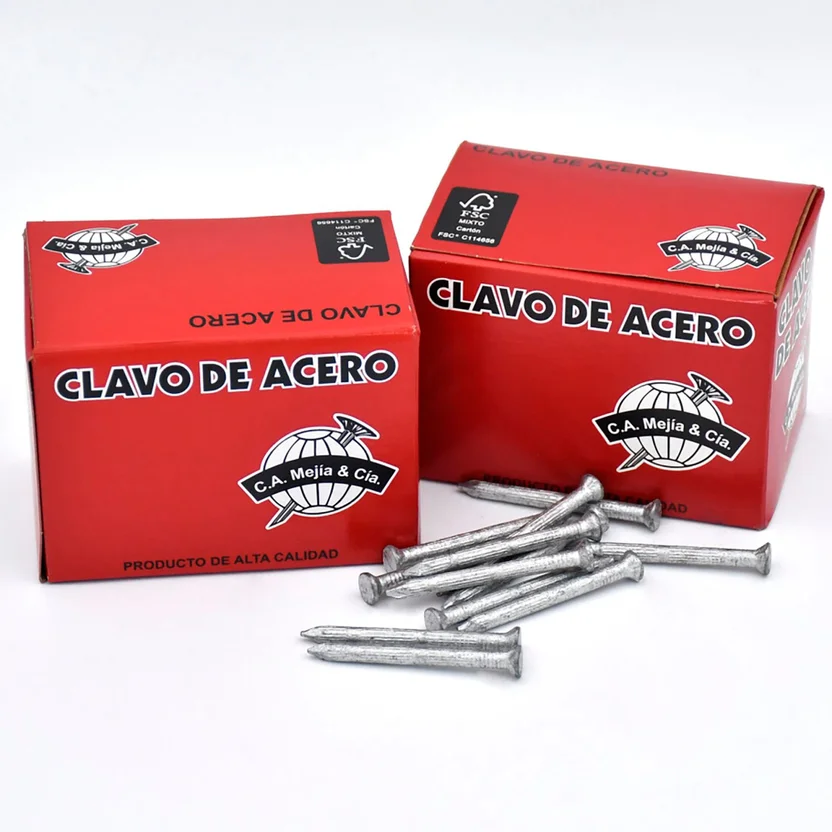 Clavo Acero Estriado Vertical 1-1/2" 500 G 5202V35L08