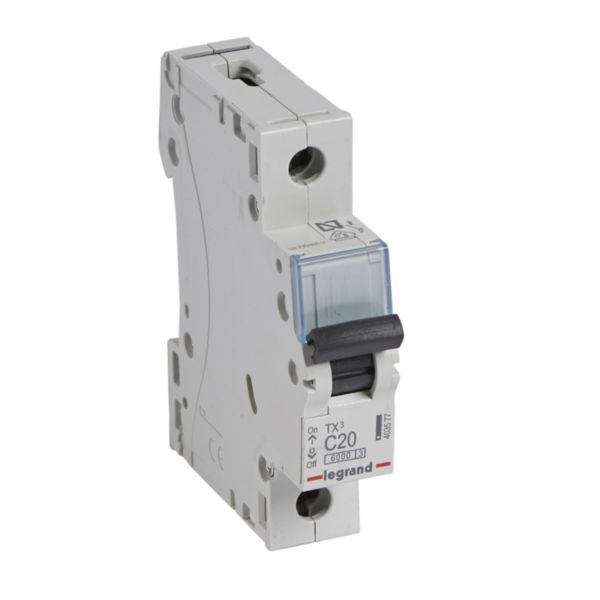 INTERRUPTOR MONOPOLAR DE RIEL TX3 20 A