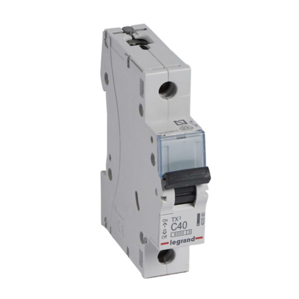 INTERRUPTOR MONOPOLAR DE RIEL TX3 40 A