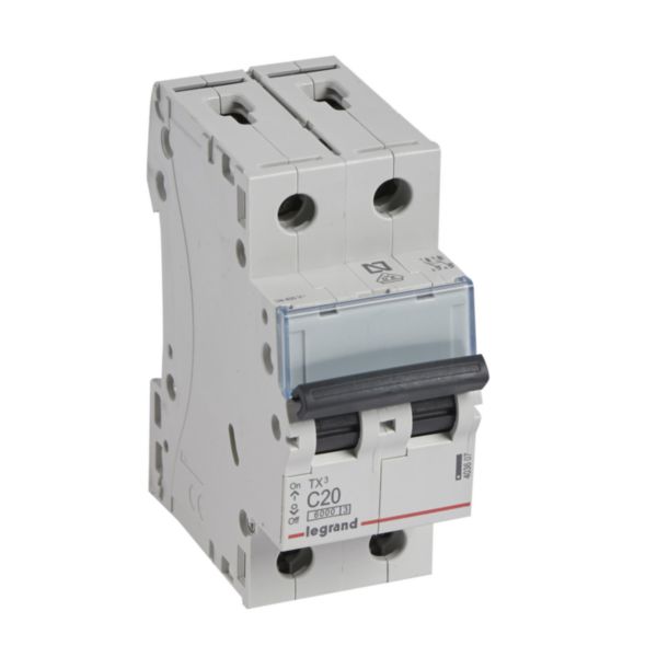 INTERRUPTOR BIPOLAR DE RIEL TX3 20 A