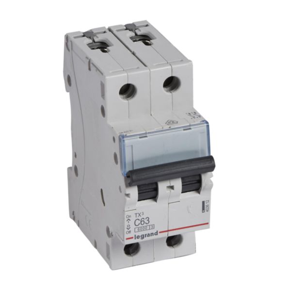 INTERRUPTOR BIPOLAR DE RIEL TX3 63 A