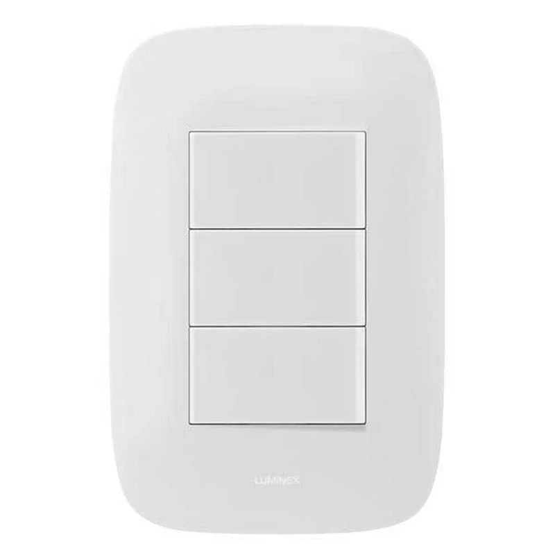 INTERRUPTOR TRIPLE BLANCO