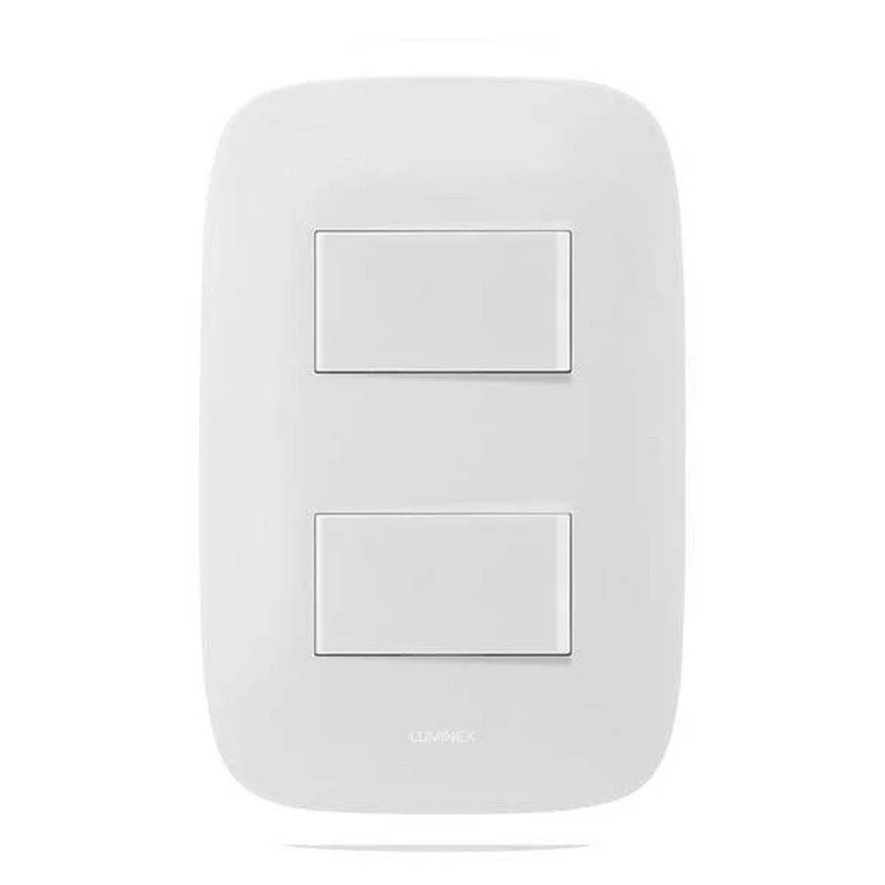 INTERRUPTOR DOBLE CONMUTABLE BLANCO
