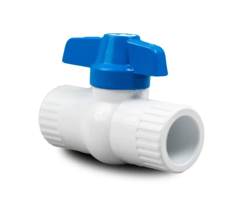VALVULA DE BOLA 1/2 PVC SOLDAR MANIJA LARGA