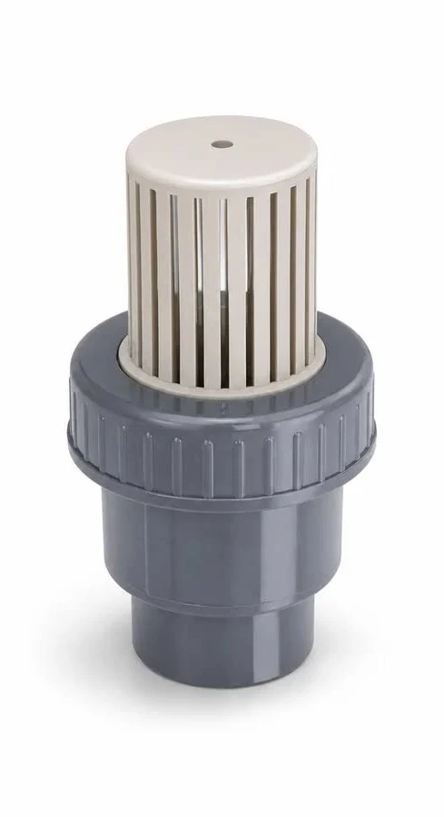 VALVULA PURGA DE AIRE Y PIE PVC 1/2