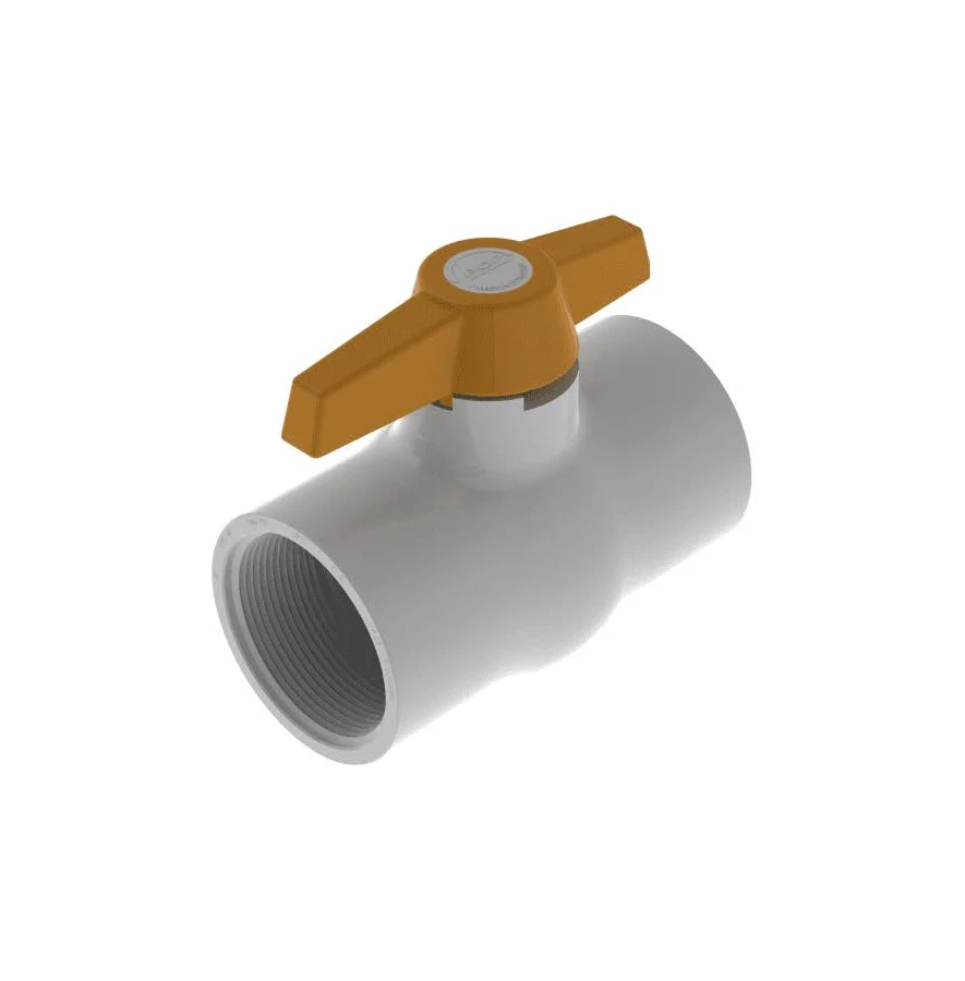 VALVULA BOLA 2 PVC ROSCAR